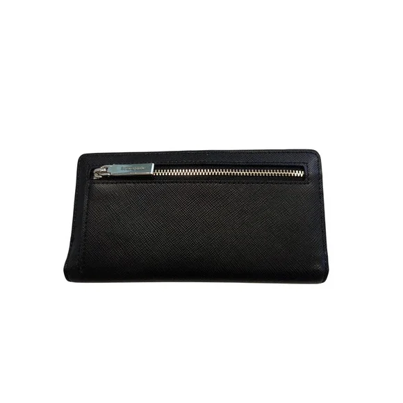 Kate Spade Staci Saffiano‎ Large Wallet - NWT (New) Black - Picture 3 of 4